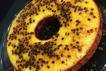 Bolo de maracujá de liquidificador fácil
