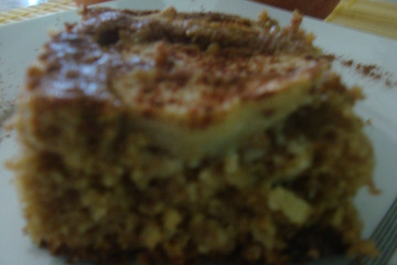 Bolo integral de maçãs