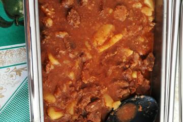 Carne de panela com batata