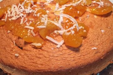 Bolo de Laranja com Damasco