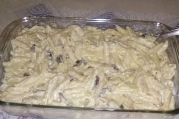 Penne maravilhoso ao shitake