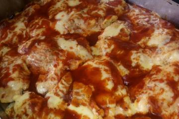 Filé de frango à parmegiana
