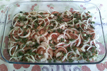 Salmão assado