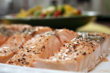 Filé de salmão ao forno