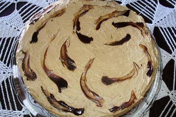Bolo de chocolate e café