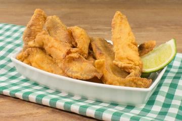 Filé de tilápia frito simples