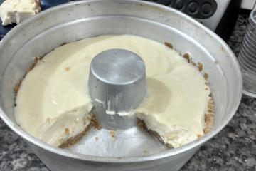 Mousse cremoso de limão