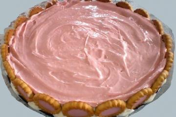 Torta de chocolate branco