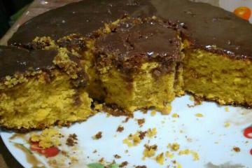 Bolo de cenoura da Carla