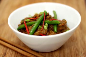Fraldinha ao curry