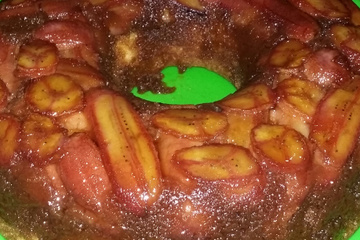 Torta de banana no liquidificador