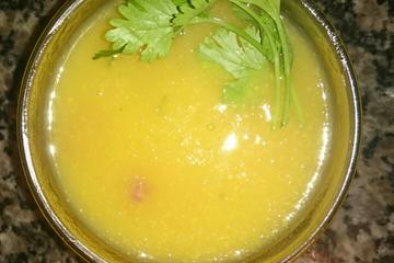 Sopa de batata e cenoura