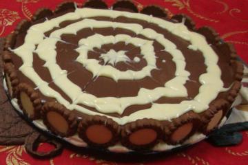 Torta de chocolate branco