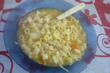 Sopa de carne com legumes da Di