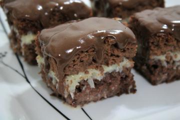 Bolo de Chocolate e Coco Prestígio