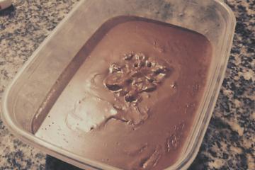 Mingau de chocolate