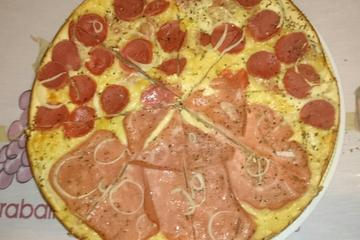 Pizza rápida de liquidificador