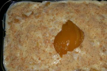 Pavê de pêssego fácil