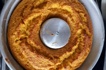 Bolo de cenoura sem óleo
