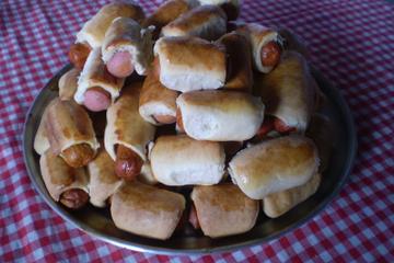 Enroladinho de salsicha