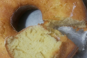 Bolo de laranja rápido (liquidificador)