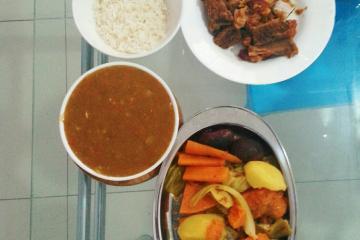 Cozido pernambucano de carne e pirão