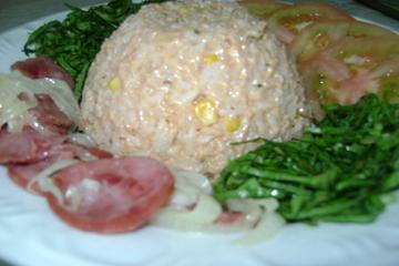 Risoto surpreendente de atum
