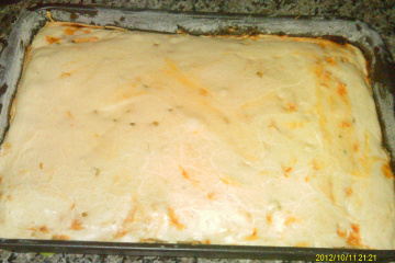 Torta de frango de liquidificador
