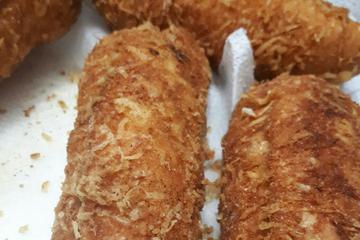 Cigarrete de queijo e presunto