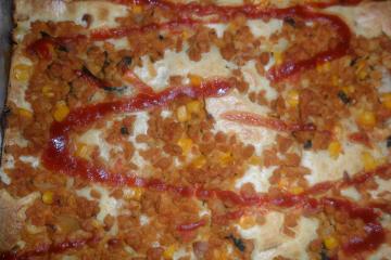 Torta de carne de soja