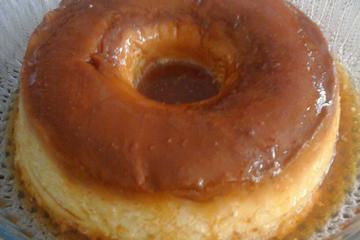 Pudim de leite condensado com creme de leite