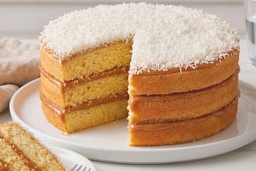 Bolo de Santo Antônio tradicional com recheio de doce de leite e dica de como incluir a medalha do Santo