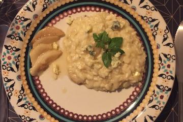 Risoto de gorgonzola e pêra