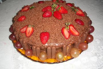 Bolo de morango