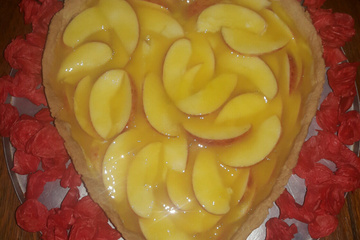 Torta de Maça e Morango