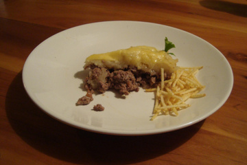 Escondidinho de carne moída