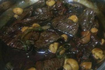 Bife ao molho barbecue