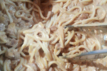 Macarrão com molho rápido