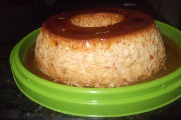 Pudim de leite condensado com creme de leite