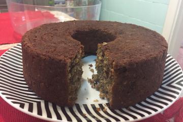 Bolo de banana sem açúcar