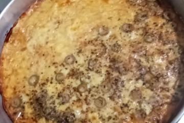 Massa de pizza de liquidificador