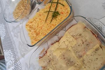 Filé de frango à parmegiana
