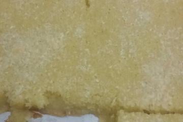 Bolo de aipim feito no liquidificador