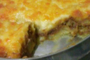 Escondidinho de sobra de carne assada