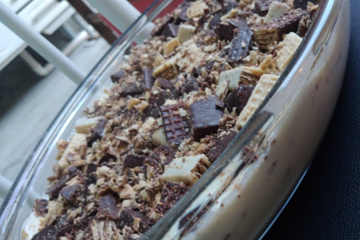 Creme de limão com Bis