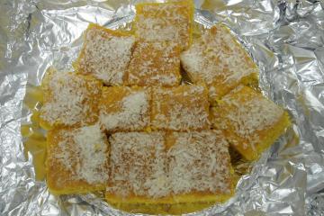 Bolo de abóbora com coco
