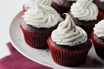 Cupcake Veludo Vermelho