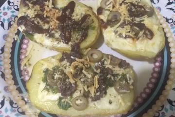 Batata rápida de microondas