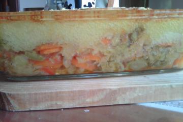 Escondidinho de bacalhau diferente