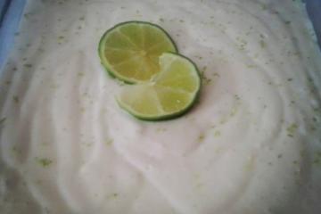 Mousse cremoso de limão